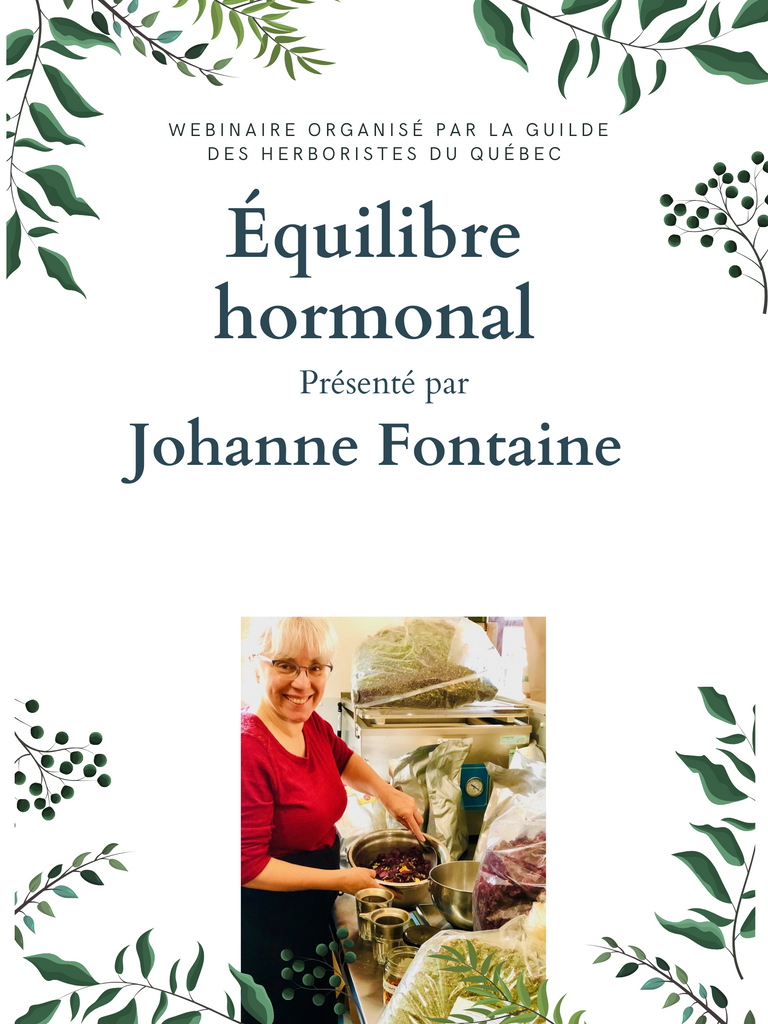 Équilibre hormonal féminin avec Johanne Fontaine  - Rediffusion -