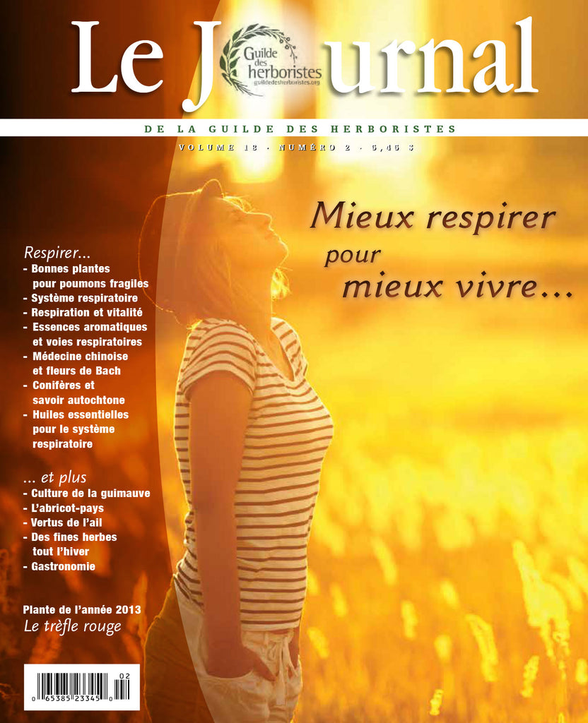 Le Journal de la Guilde des herboristes - Vol. 18, no 2, 2013
