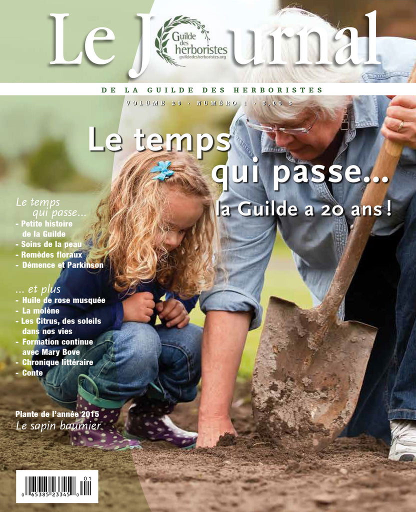 Le Journal de la Guilde des herboristes - Vol. 20, no 1, 2015